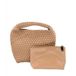NEW BC HANDBAGS women's lacey mini hobo bag in taupe
